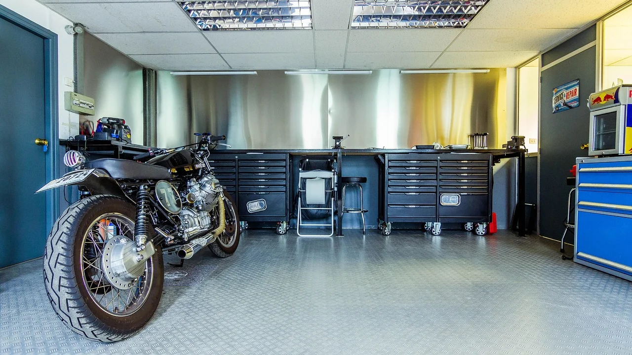 Inspeção visual da motocicleta antes de sair