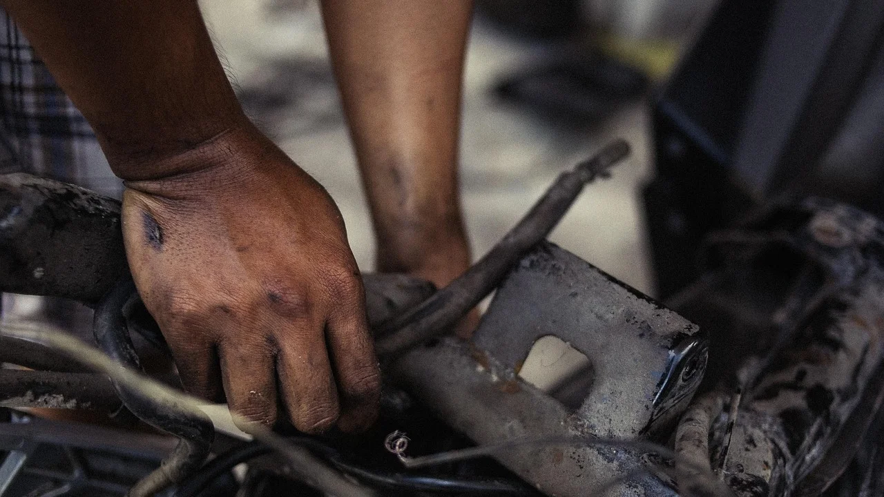 Limpeza e lubrificação correta da corrente