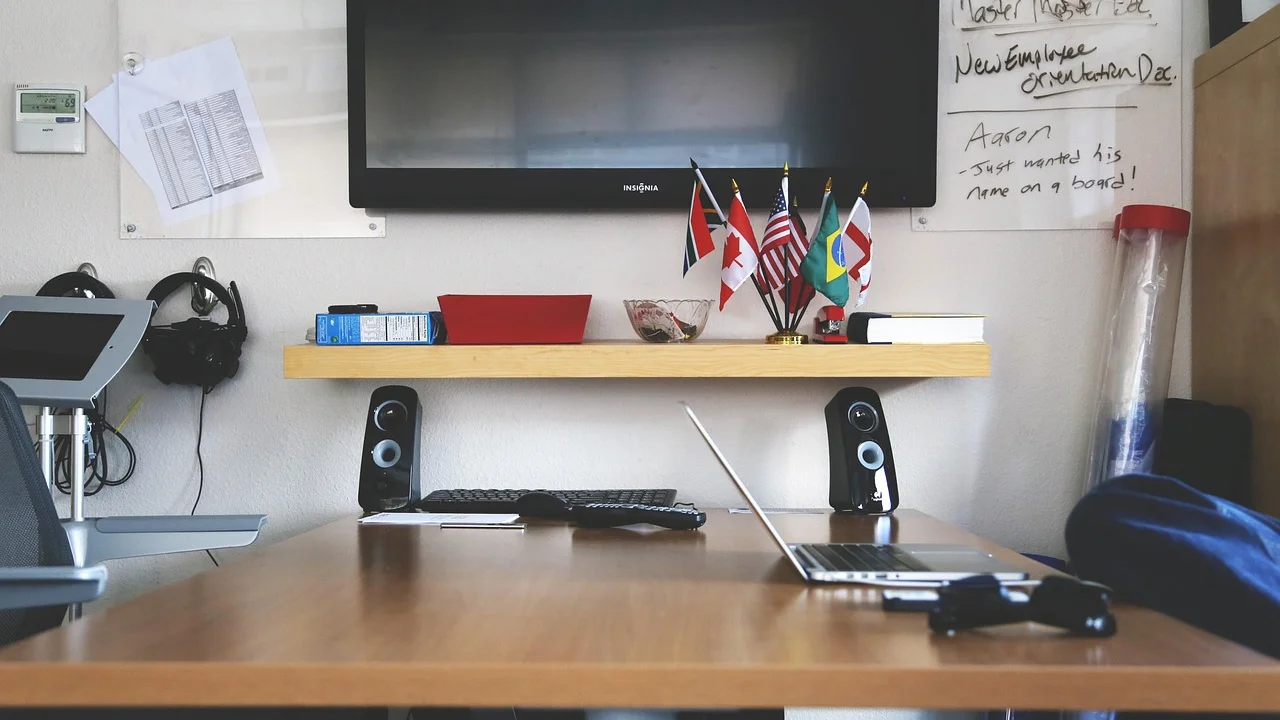 Tela de configurações para duplicar ou estender monitores