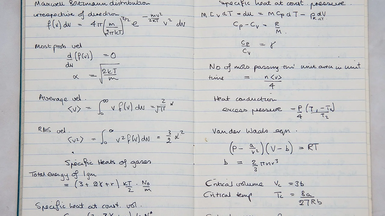 Caderno organizado reúne conceitos, unidades e dúvidas de física.