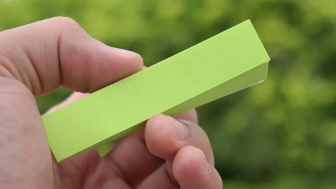 Teste de alinhamento de etiquetas feito com papel comum.