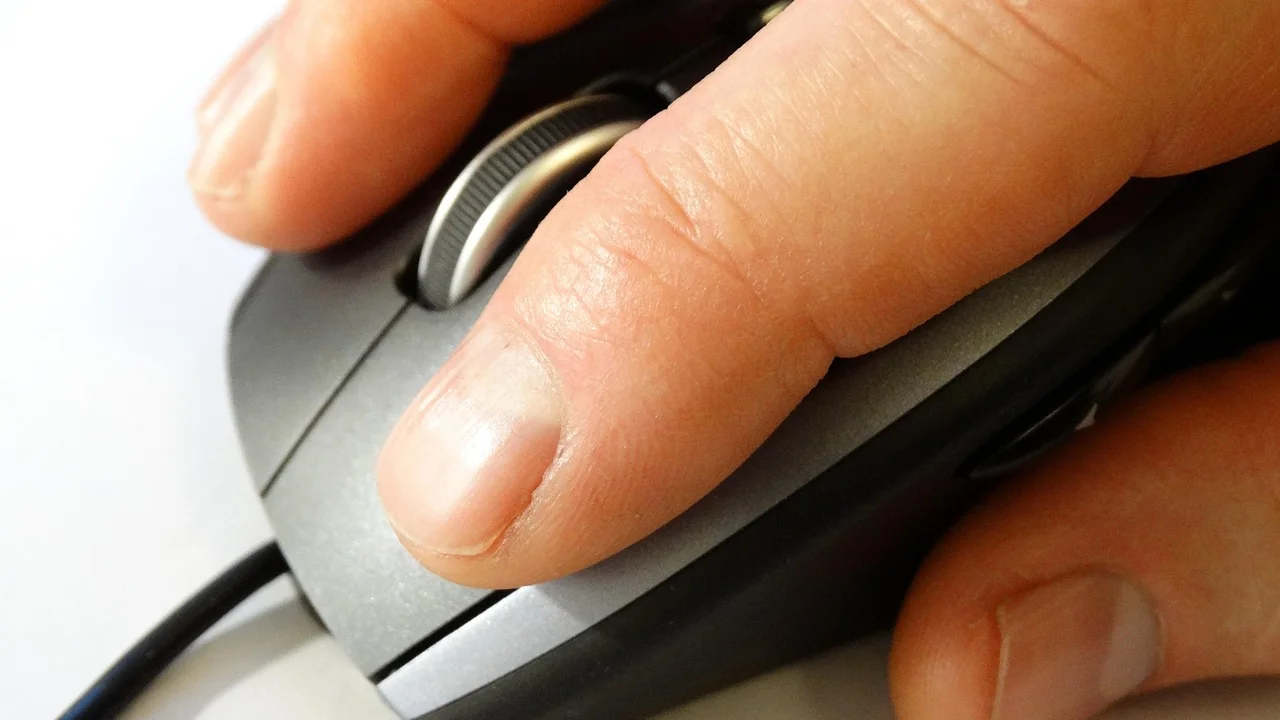 Tela de configurações para personalizar ponteiros no computador